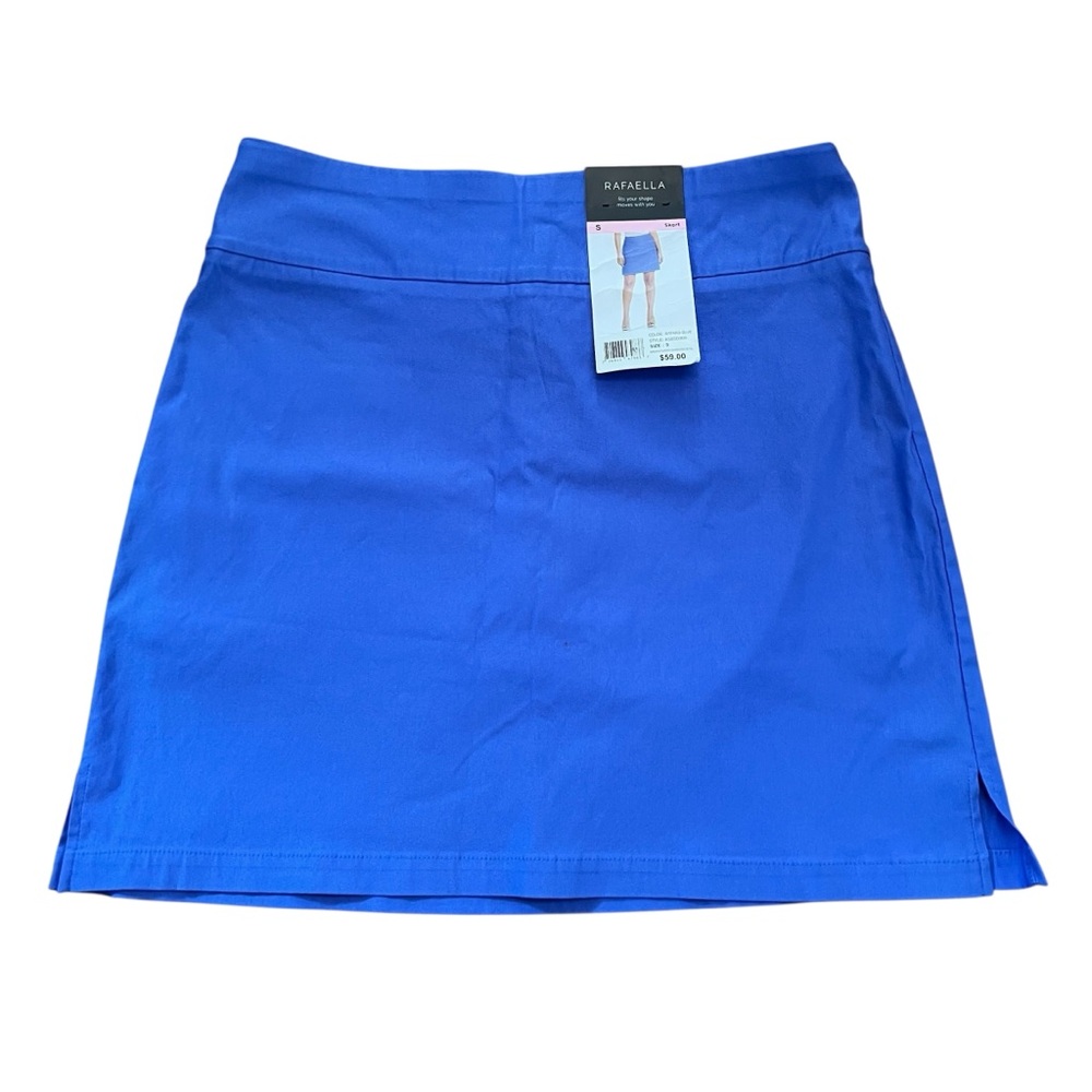 Rafaella NWT Women’s Athletic Blue Mini A-Line Skort Sz. MD-LG